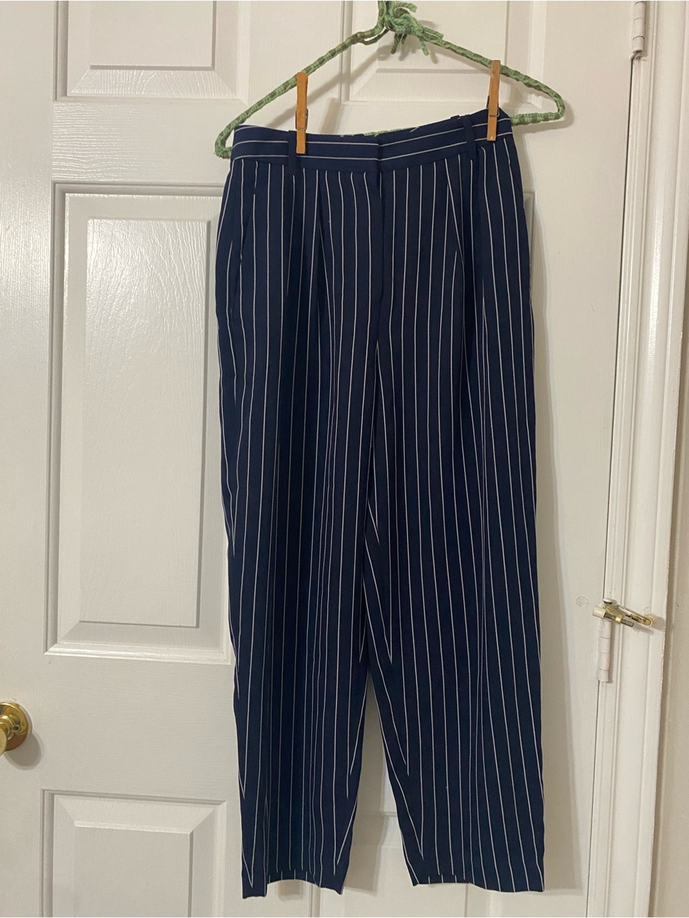 Babaton Navy with White Stripe Women’s Dress Pants